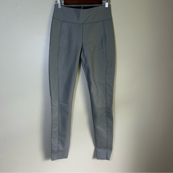 Wolford Pants - Wolford Light Gray Faux Leggings